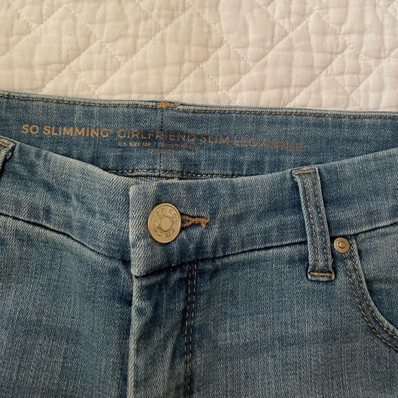 Stylish Blue Jeans with Blue velvet side stripes. - Picture 3 of 3